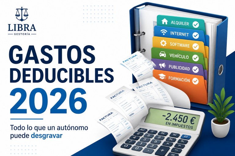 Gastos deducibles para autónomos en 2026: guía completa para pagar menos impuestos