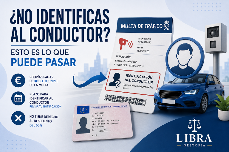 ¿Es obligatorio identificar al conductor de una multa? Qué pasa si no lo haces